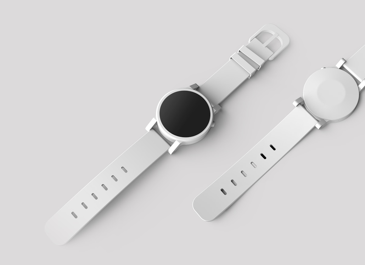 Foto minimalista de reloj para catalogo